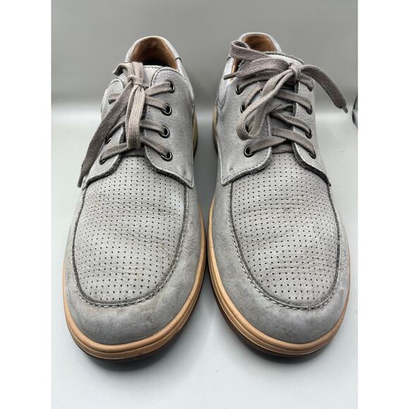 Mephisto Douk Pouf Lace up Leather Shoes Gray Men’s Size 9 USED - Picture 5 of 8